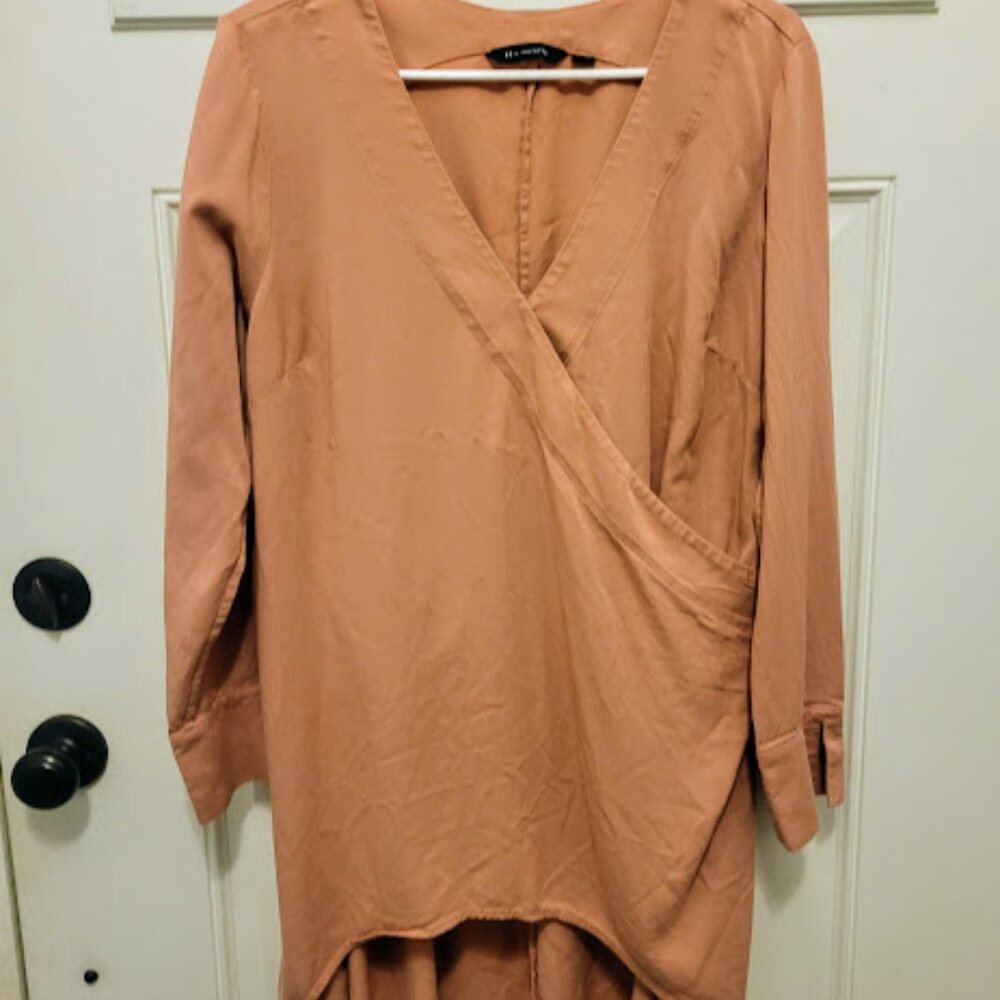 H by Halston Tunic High-Low Blouse